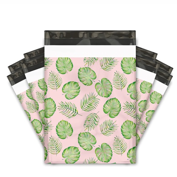50 10X13 Poly Mailers Palm Leaves, Shipping Envelopes PRICE IS FIRM - Picture 11 of 12